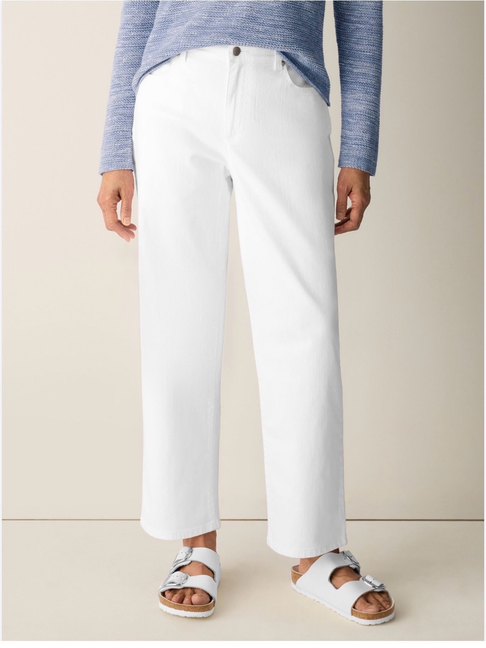 Eileen Fisher Classic Organic Cotton Pants
